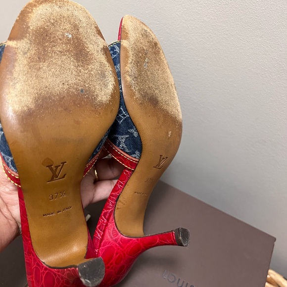SOLD Louis Vuitton Denim Mule - Picture 3 of 6